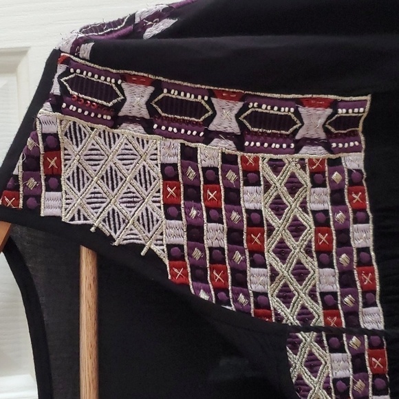 RAGA Boho Tribal Peasant Blouse Size M - Picture 7 of 8